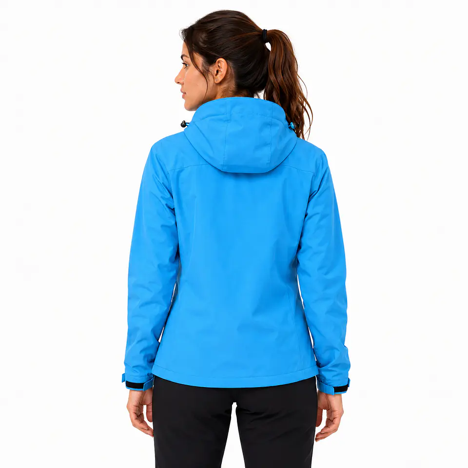 Chaqueta Impermeable de Frío Azul Celeste 2