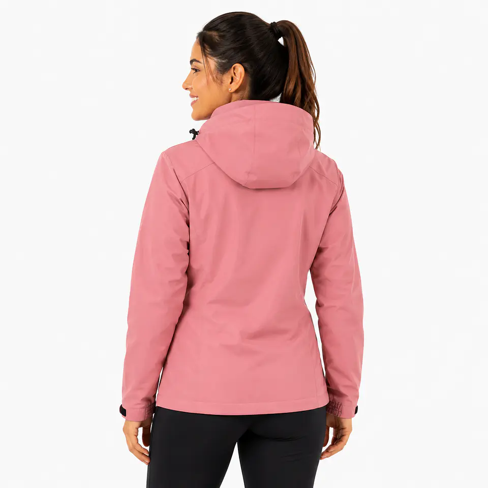 Chaqueta Corta Viento Rosada 2