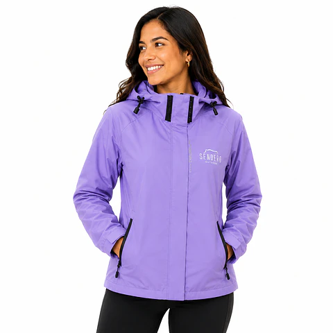 Chaqueta Corta Viento Morada