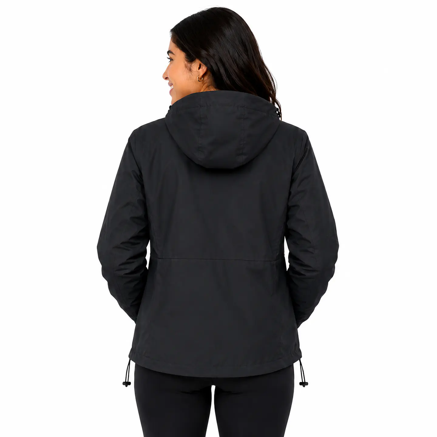 Chaqueta Top Impermeable Negra 2