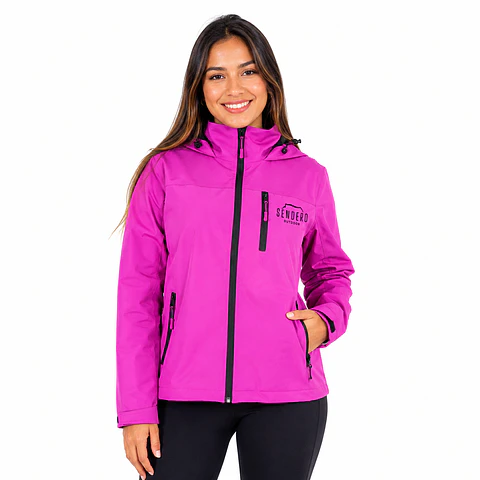 Chaqueta Impermeable de Frío Morada