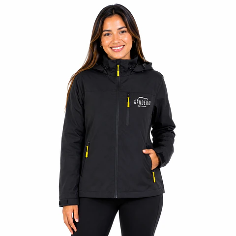 Chaqueta Impermeable de Frío Negra