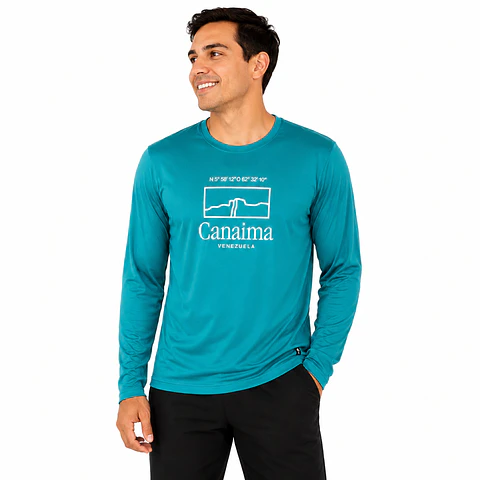 Camisa Canaima - Salto Ángel Turquesa