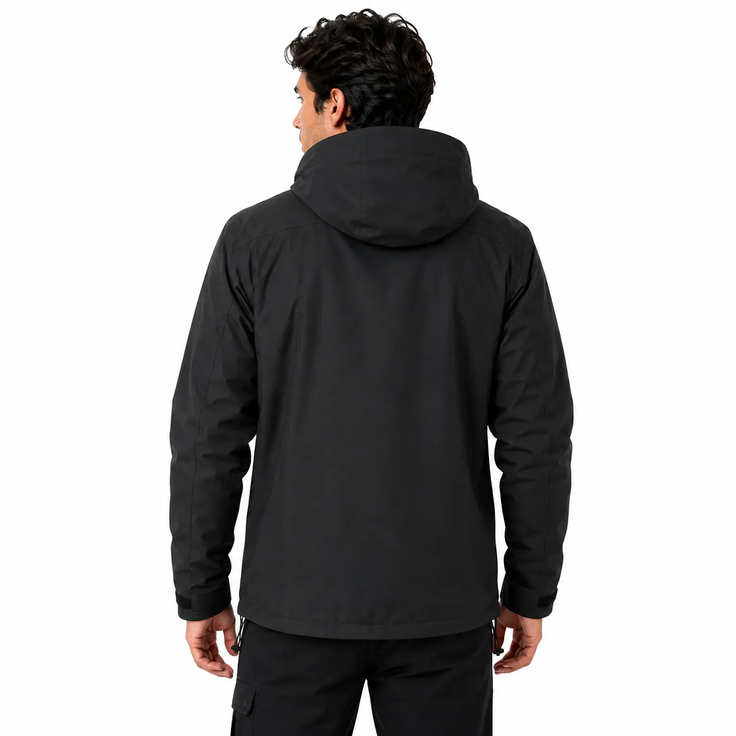 Chaqueta Top Impermeable Negra 2