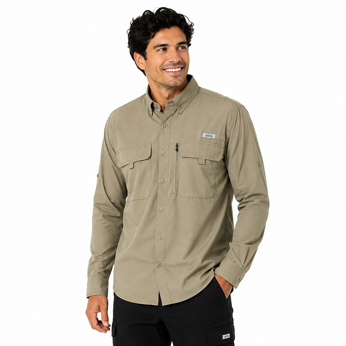 Camisa de Trekking Caqui 1