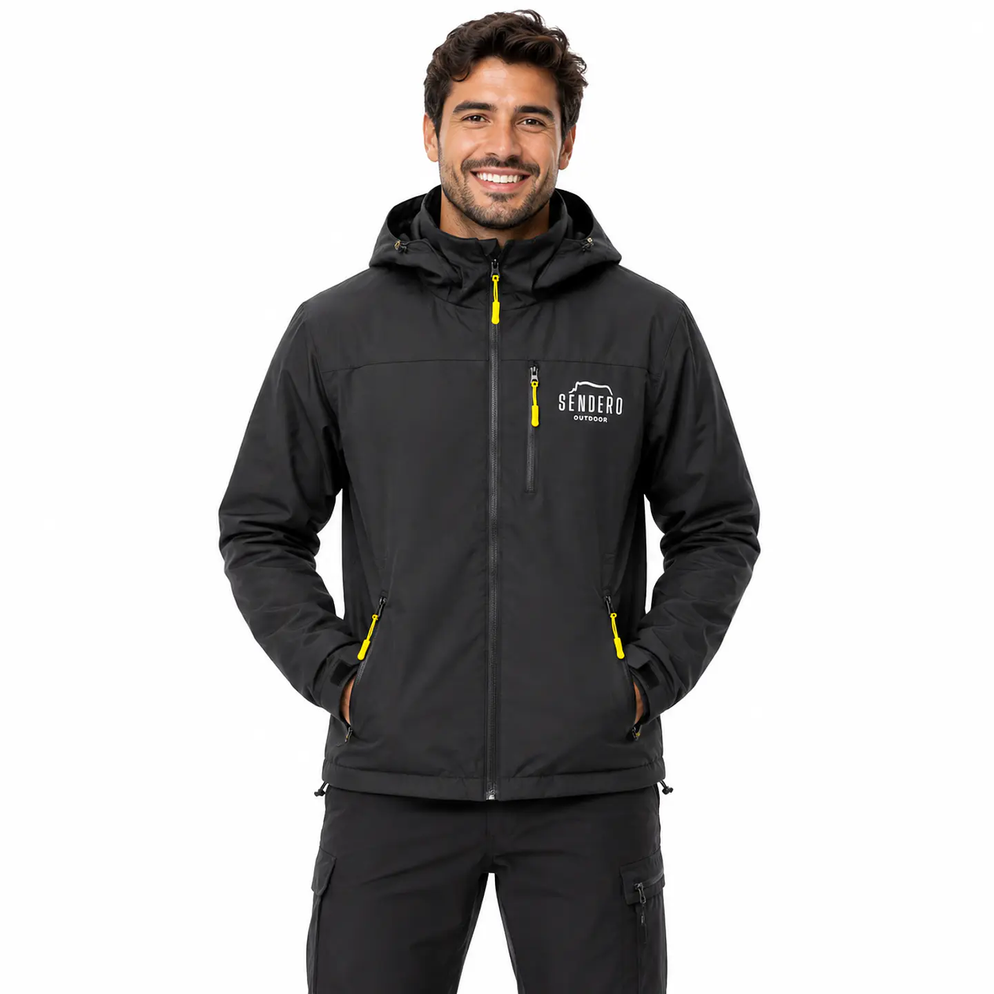 Chaqueta Impermeable de Frío Negra 1