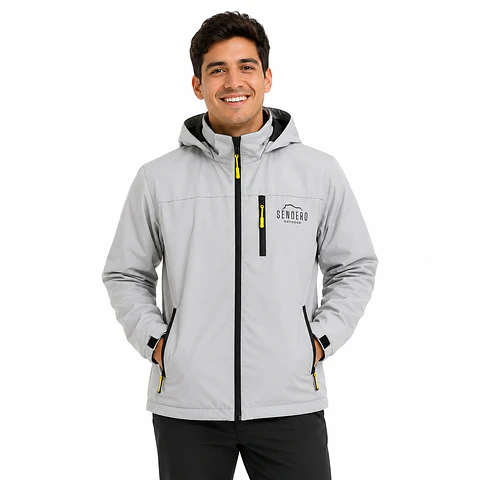 Chaqueta Impermeable de Frío Gris