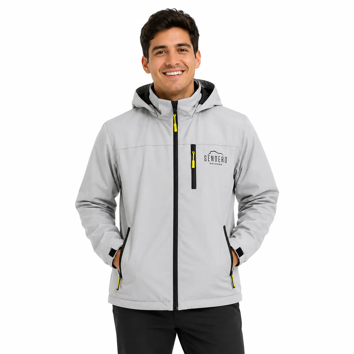 Chaqueta Impermeable de Frío Gris 1
