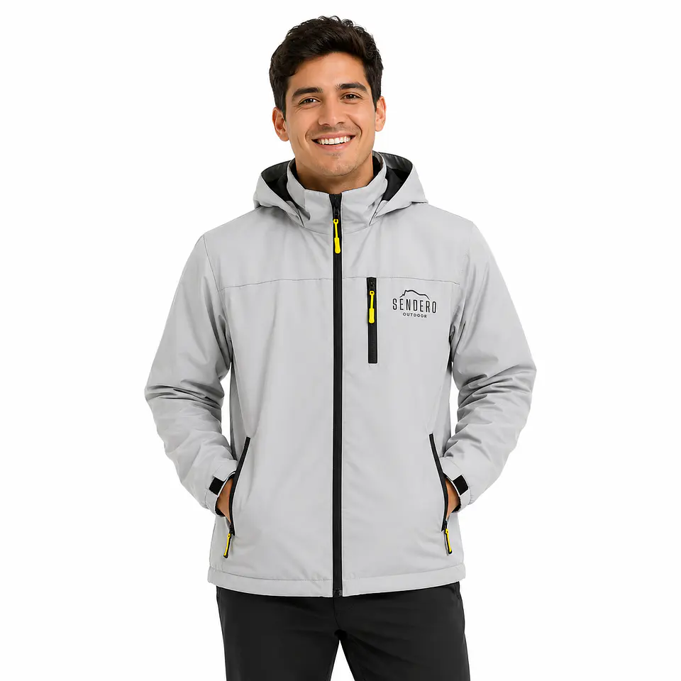 Chaqueta Impermeable de Frío Gris 1
