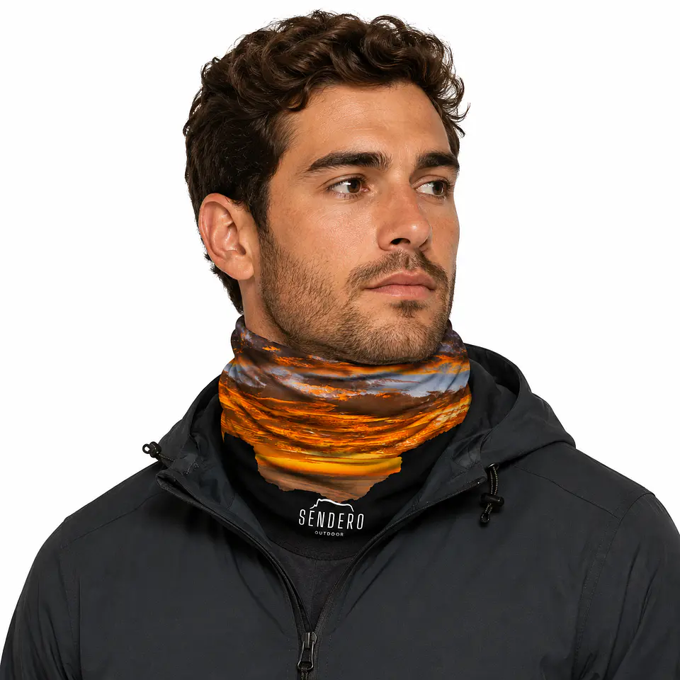 Bandana Tubular Multifuncional Naranja 1