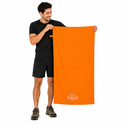 Toalla de Microfibra Naranja