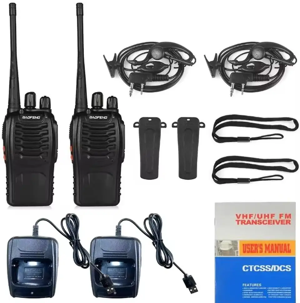 PAR de Radios Baofeng 888S 1