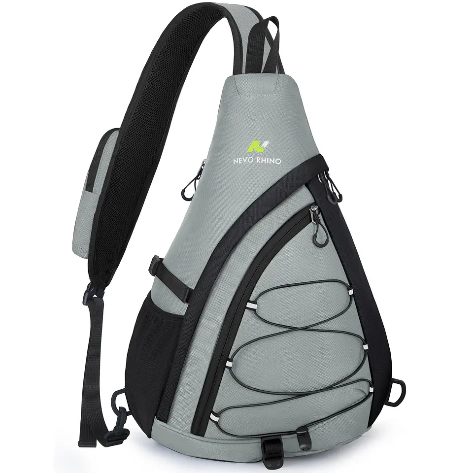 Morral Cruzado Gris 15L 1