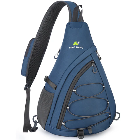 Morral Cruzado Azul Plomo 15L