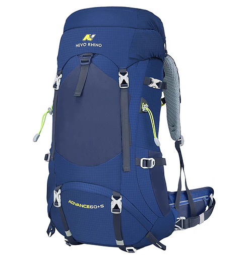 Mochila 60+5 L Azul