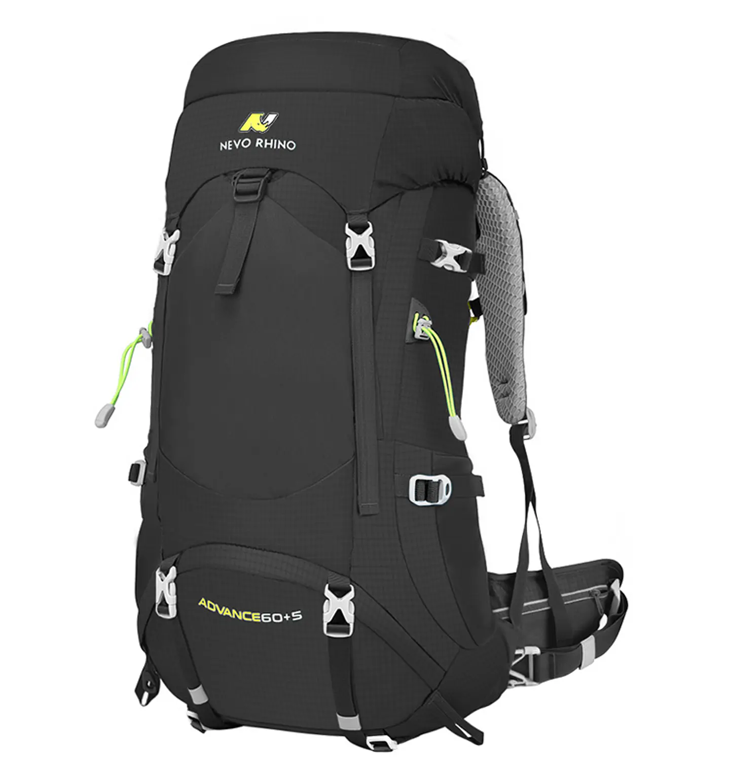 Mochila 60+5 L Negra 1
