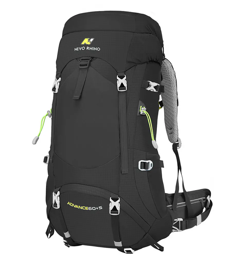 Mochila 60+5 L Negra 1