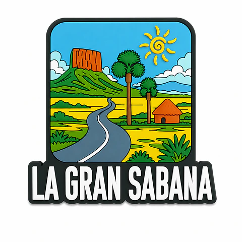 Imán Gran Sabana-Paisaje