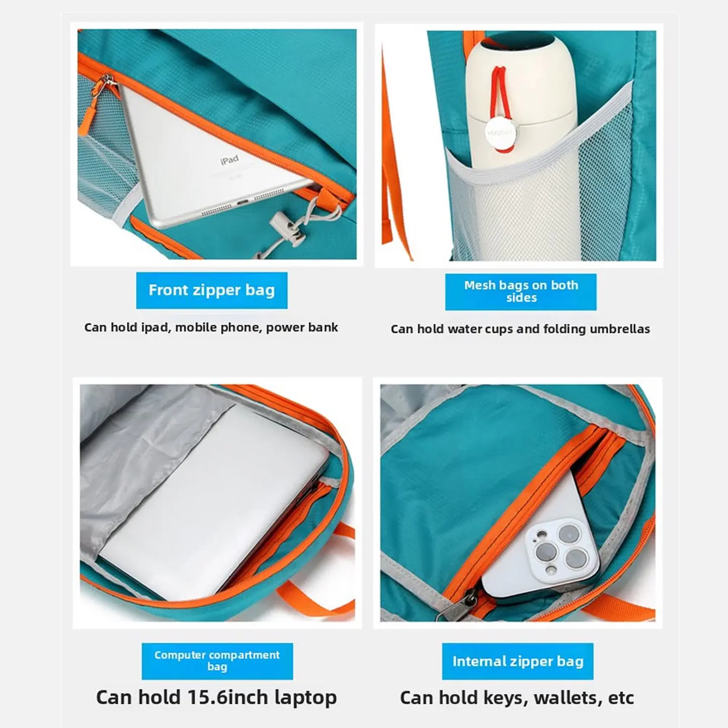 Mochila de Ataque (20 Litros) Turquesa 3