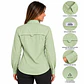 Camisa de Trekking Verde - thumbnail 2