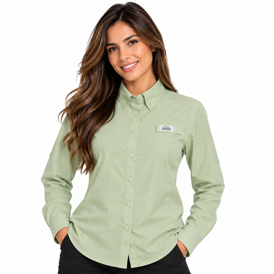 Camisa de Trekking Verde 1