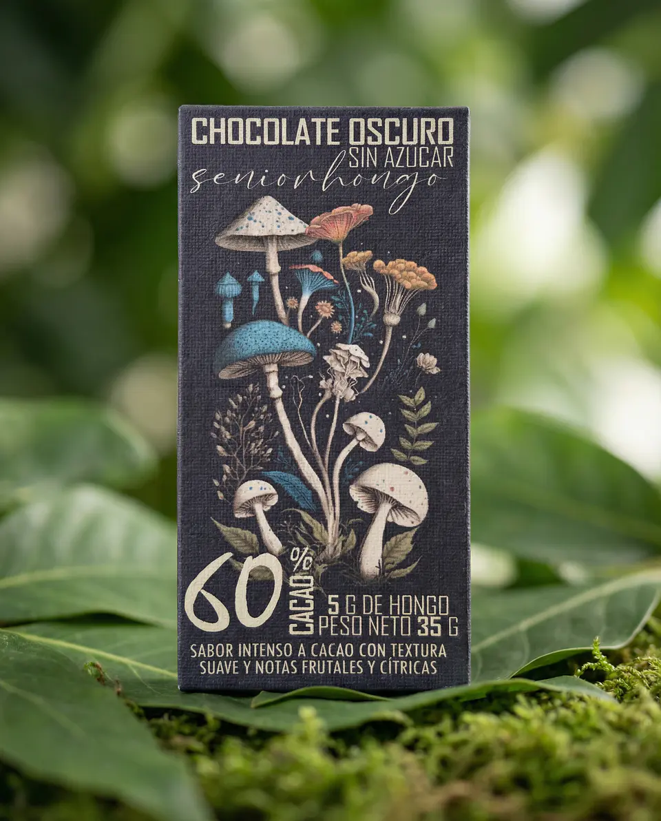 FungiMente Chocolate Barra 12g 7