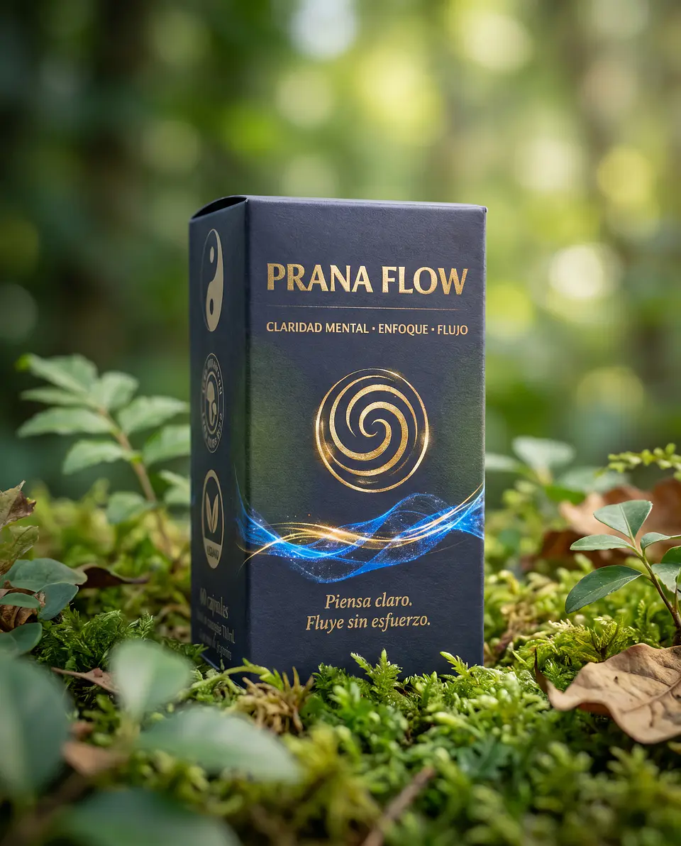PRANA FLOW 🌬 con Melena de León y Adaptógenos Naturales 1