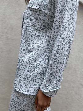 Pijama mujer Fernanda/ Flores verdes
