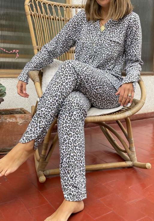 Pijama mujer Fernanda animal print
