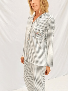 Pijama mujer Jacinta/ Vichy verde