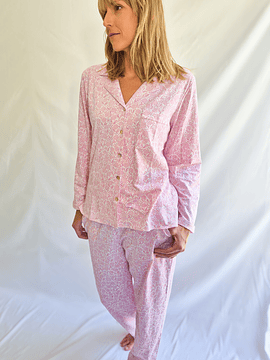 Pijama mujer Amalia/ Hortensia rosada