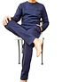 Pijama Andrés pantalón y manga larga/ Azul 