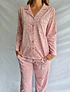 Pijama mujer Amalia/ Hortensia terracota