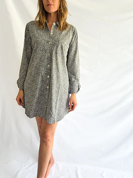 Camisa de dormir Gracia/ Animal print gris