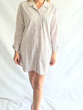Camisa de dormir Gracia/ Espiga burdeo