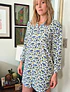 Camisa de dormir Gracia/ Pájaro azul
