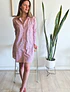 Camisa de dormir Amalia/ Hortensia terracota 