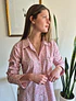 Camisa de dormir Amalia/ Hortensia terracota 