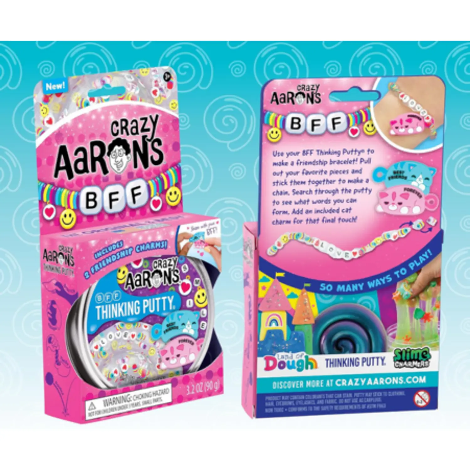 Masa Sensorial Antiestrés Crazy Aaron’s Thinking Putty – BFF (gatos) 2