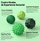 Set bolas magnéticas de silicona para la ansiedad – Fidget sensorial antiestrés con estuche colores - Miniatura 4