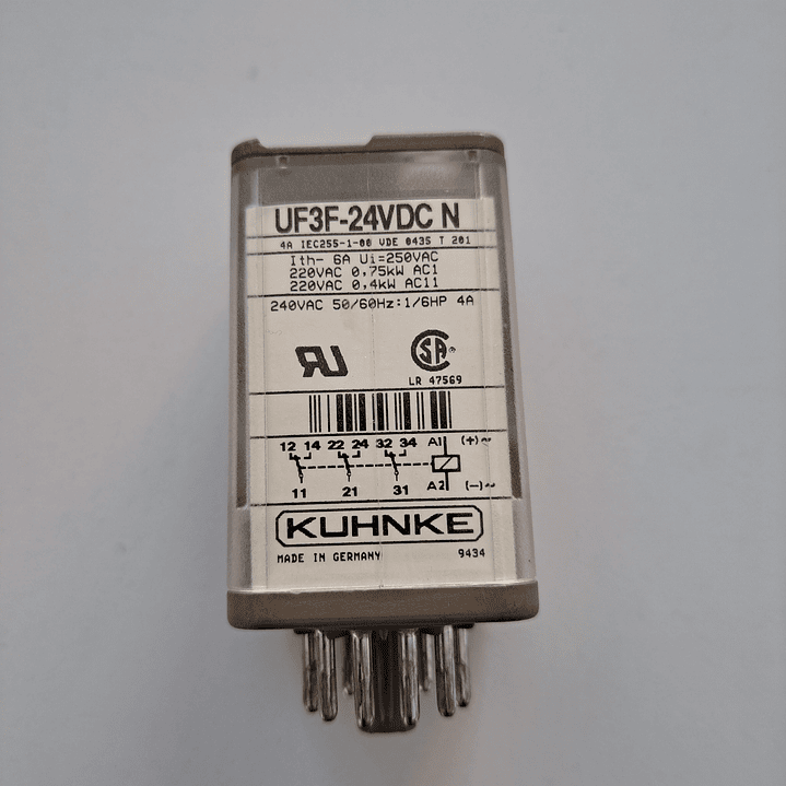 Relés Kuhnke - UF3F-24VDCN 1