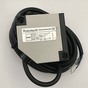Sensor Fotoeléctrico Difuso Roboteck - PES-DC50P0C30D