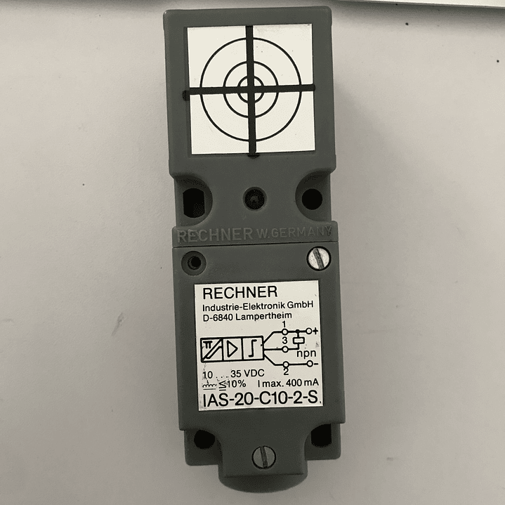 Sensor Inductivo RECHNER - IAS-20-C10-2-S 2