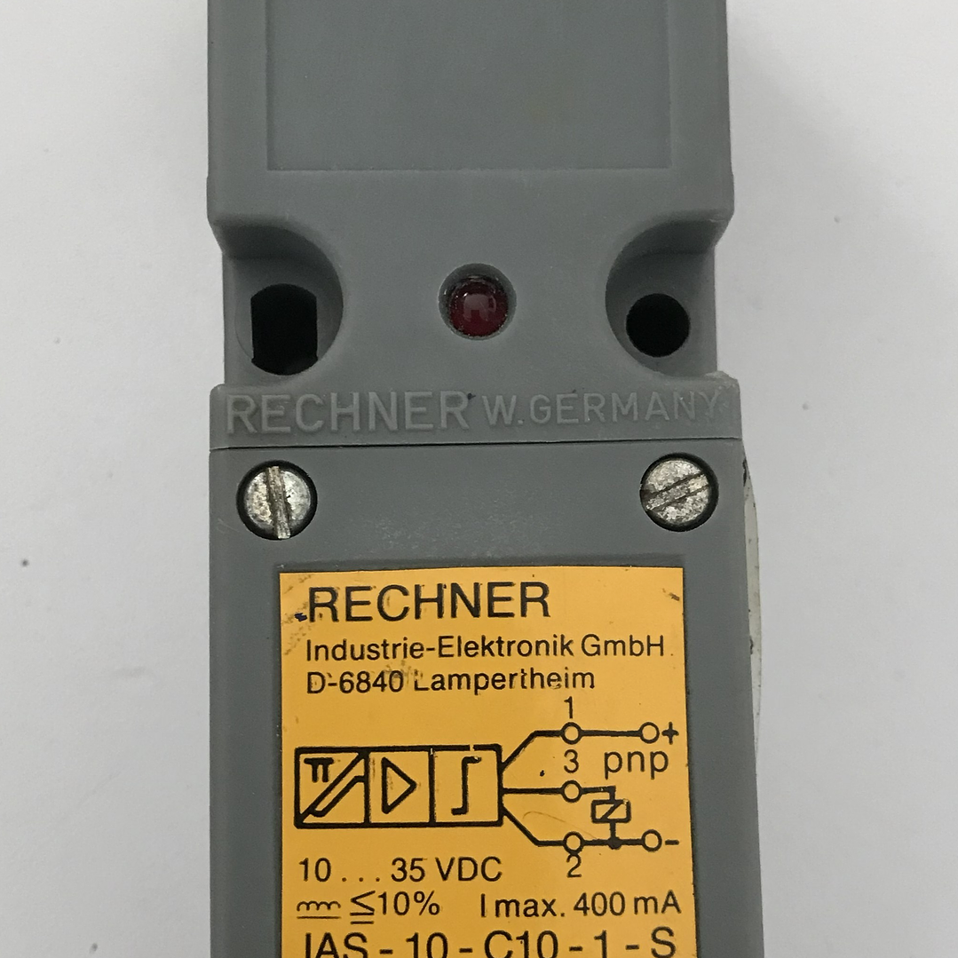 Sensor Inductivo RECHNER - IAS-10-C10-1-S 1