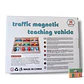 Set de Educación Vial Magnético: Vehículos y Señales de Madera (15 piezas) - Miniatura 4