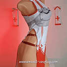 Asuna vestido + muñequeras 