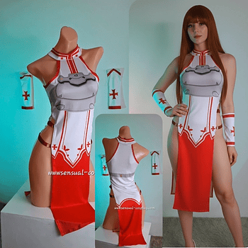 Asuna vestido + muñequeras 
