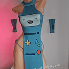Bmo vestido + muñequeras + panty