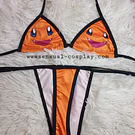 Mini bikini pokemon naranja