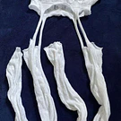 Medias blancas malla